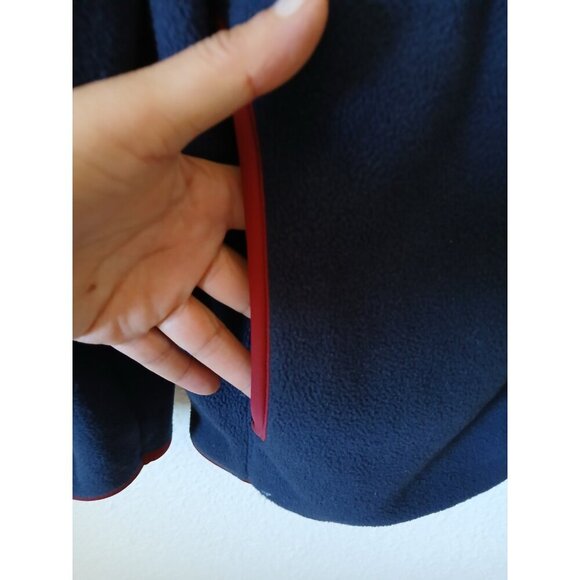 Nautica Men’s Fullzip Fleece Jacket -Navy/Maroon-Pockets-Sz XXL - Picture 5 of 15